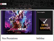 Tablet Screenshot of dream-night.fr